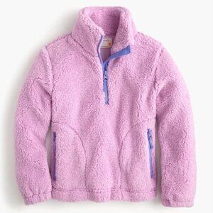 J. Crew Crew Cuts Sherpa Fleece Pullover size 6-7